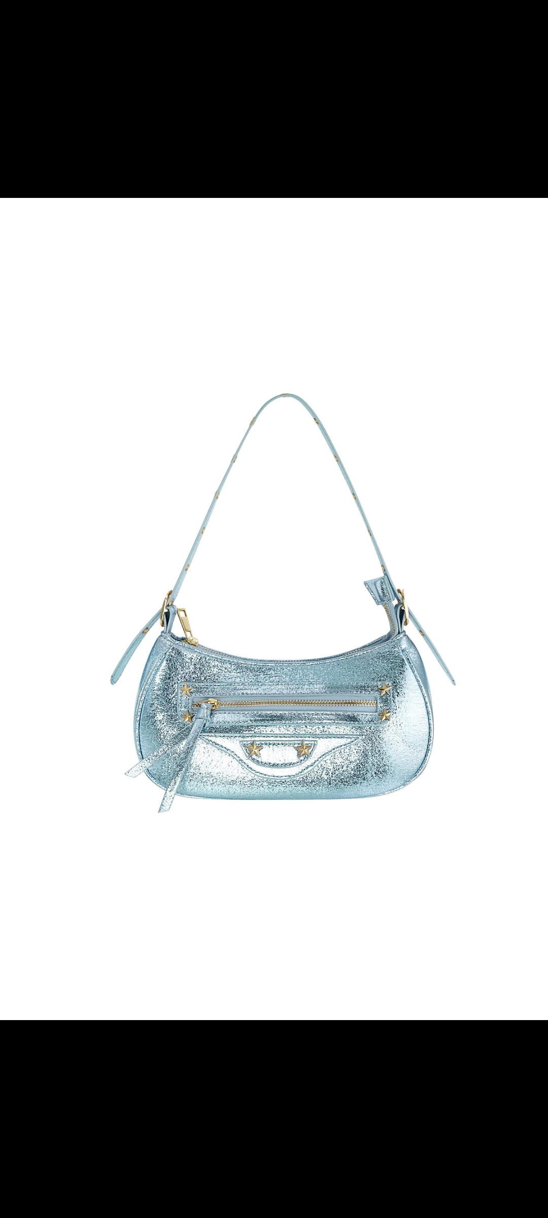Metallic Blue Bag PU