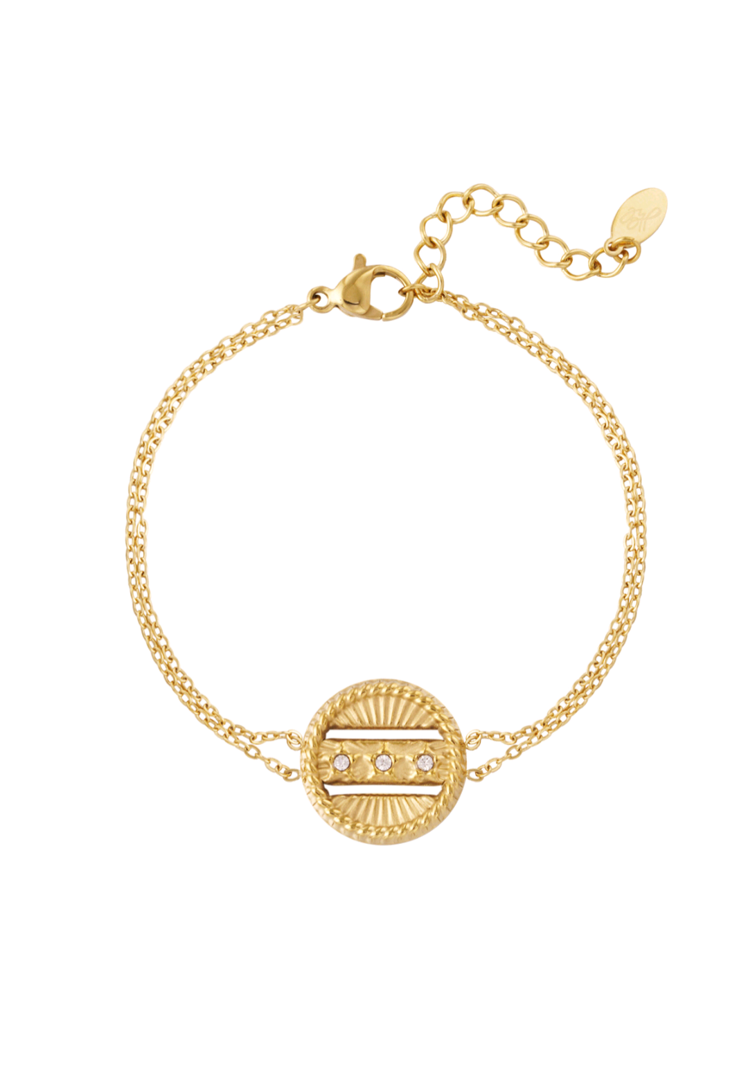 Coin bracelet gold