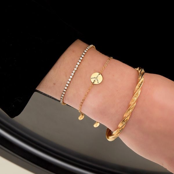 Armband zirkonia steentjes