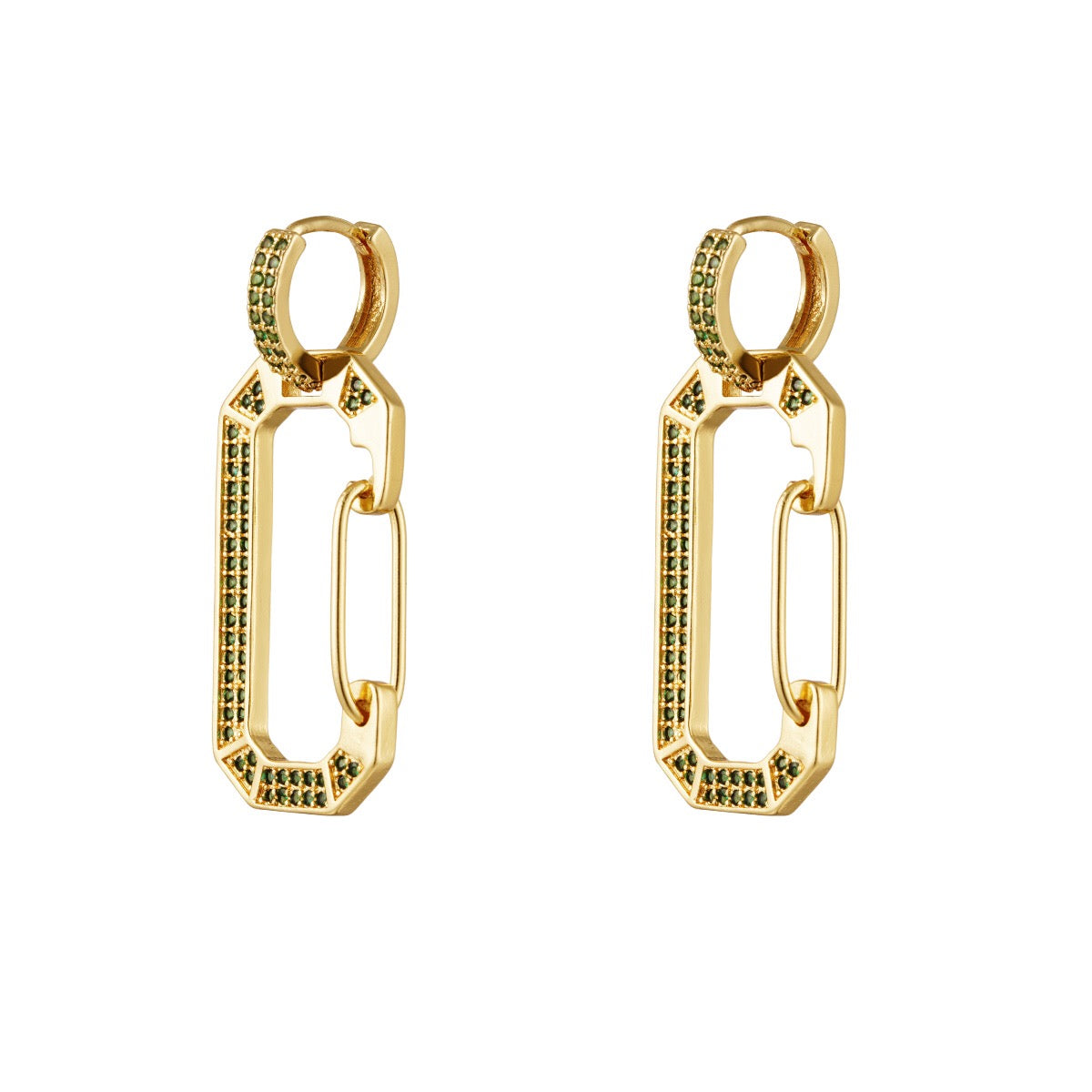 Asiah earrings-Groen