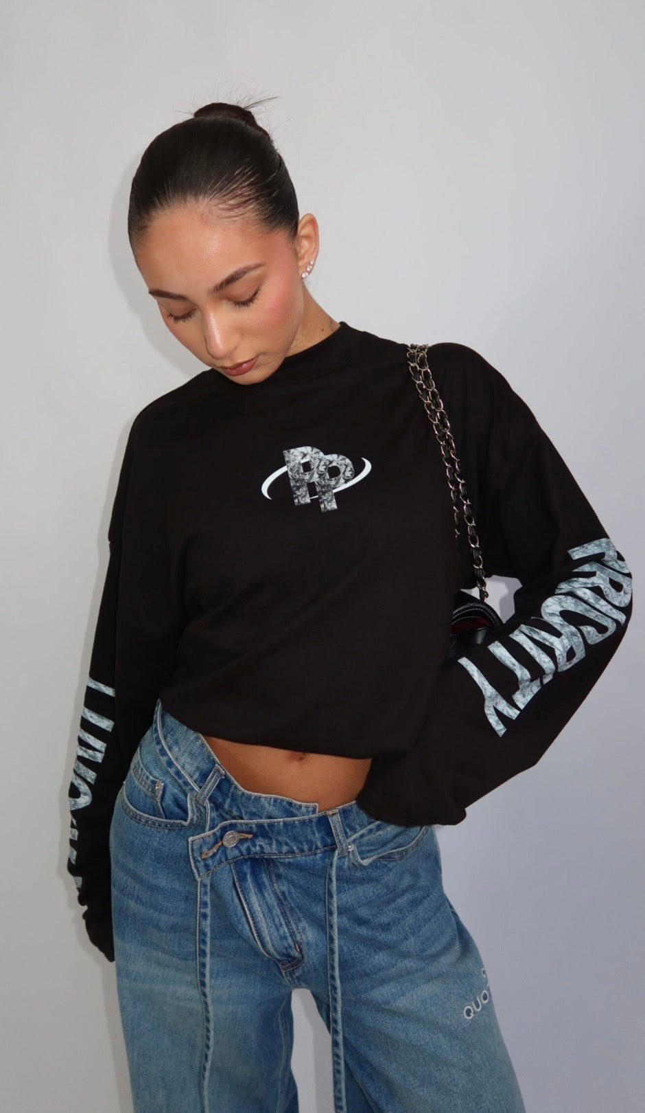 Longsleeve with printer sleeves