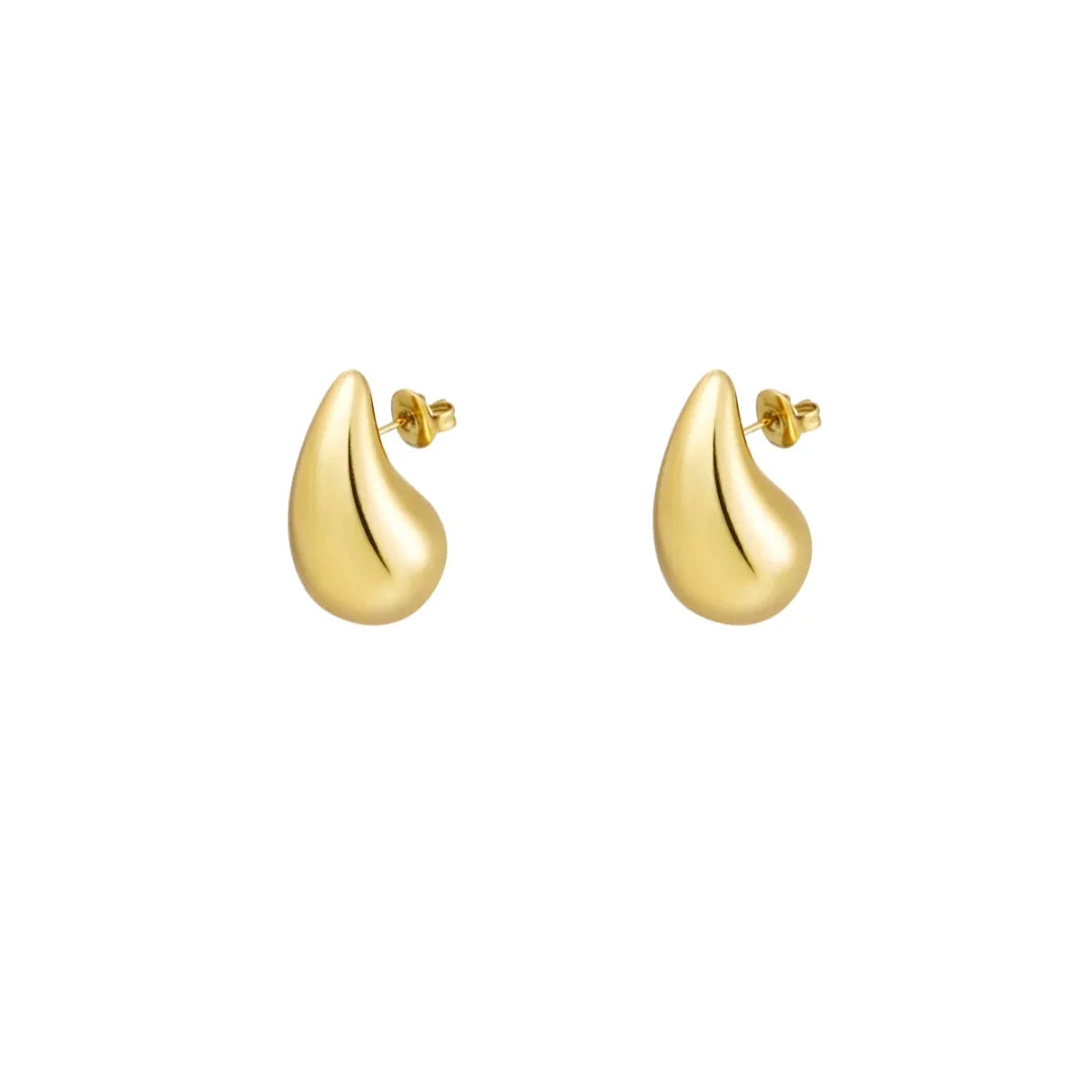 Drop earrings gold