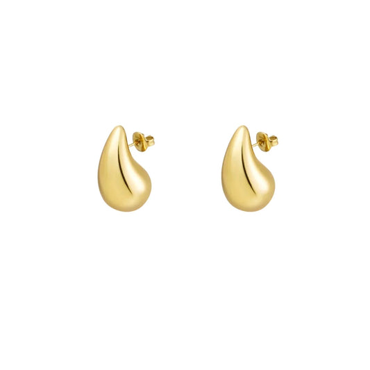 Drop earrings gold