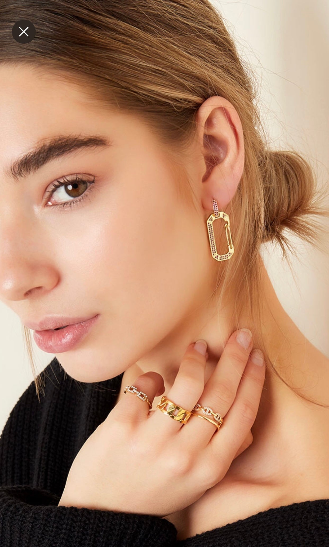 Asiah earrings-Rood