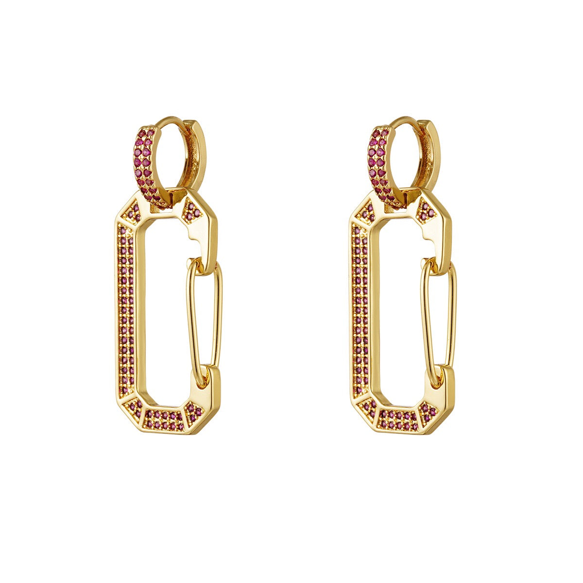 Asiah earrings-Rood